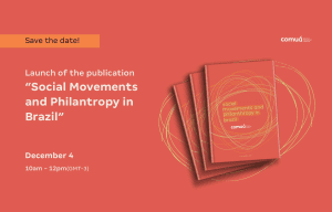Comuá Network Launches Publication on Social Movements and Philanthropy in Brazil
